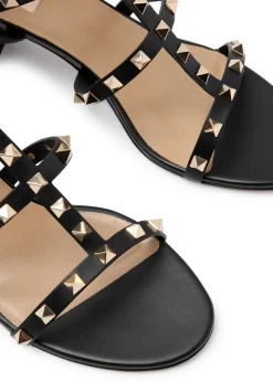 Rockstud 60 leather sandals