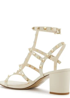 Rockstud 60 leather sandals