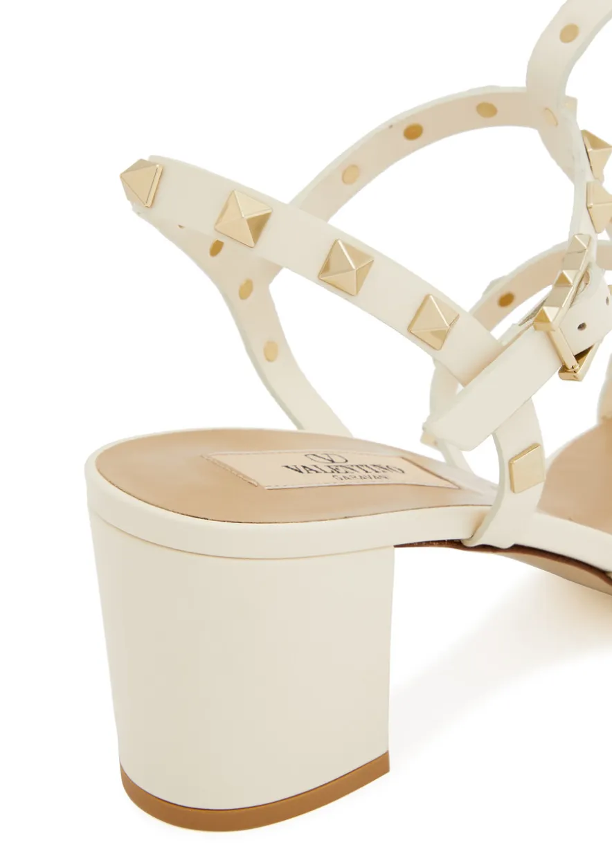 Rockstud 60 leather sandals