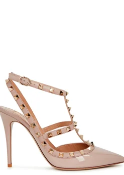 Rockstud 100 patent leather pumps