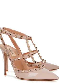 Rockstud 100 patent leather pumps