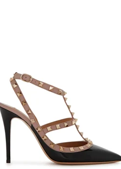 Rockstud 100 patent leather pumps