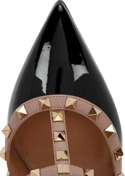 Rockstud 100 patent leather pumps