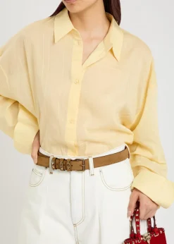 Rockstud suede belt