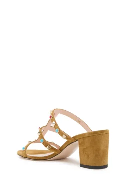 Rockstud 60 suede mules
