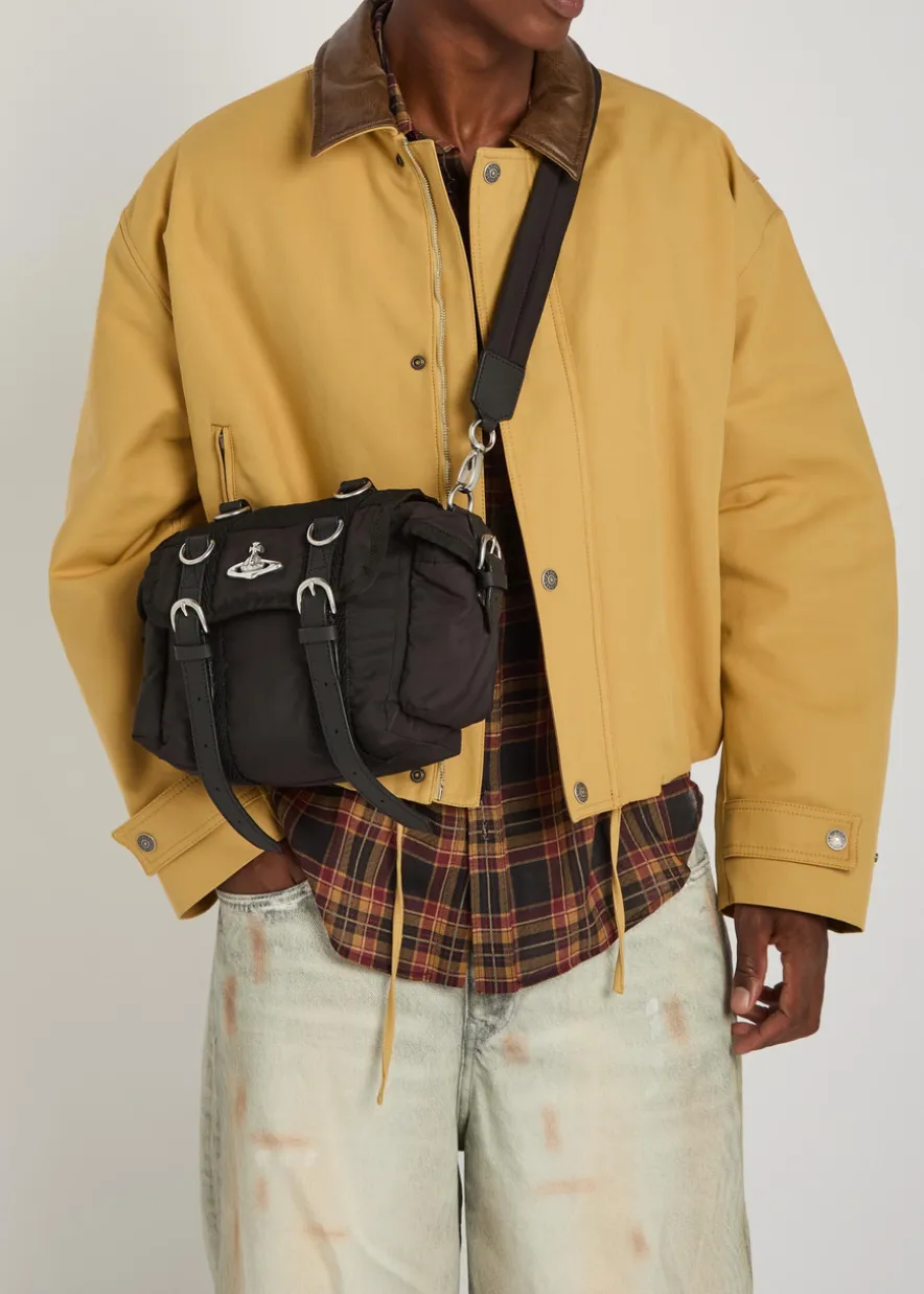 Rocky orb woven satchel