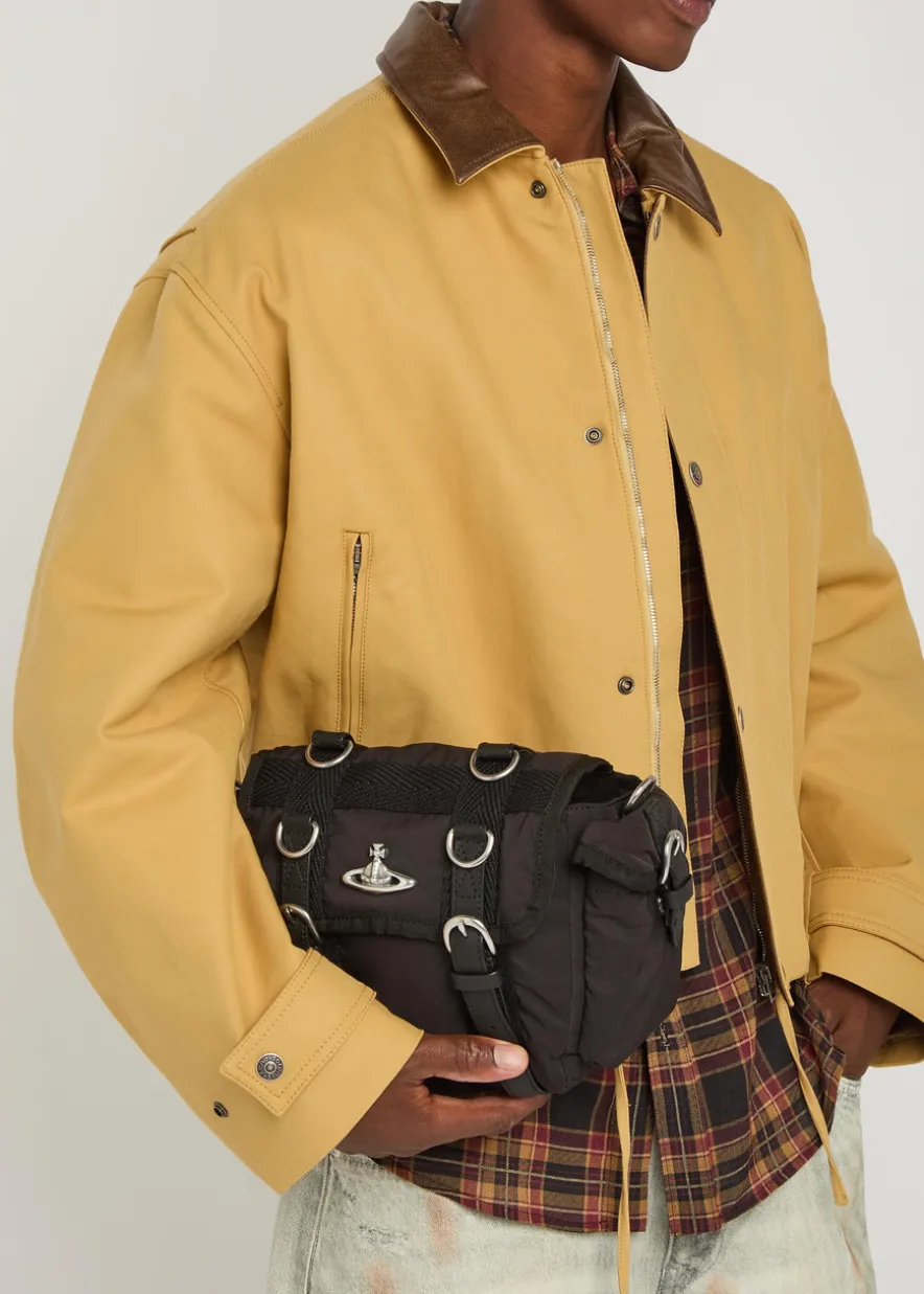 Rocky orb woven satchel