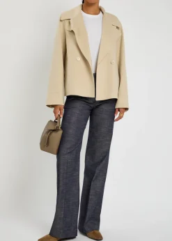 Rollet wool and cashmere-blend trench coat
