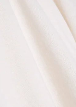 Roll-neck cashmere top