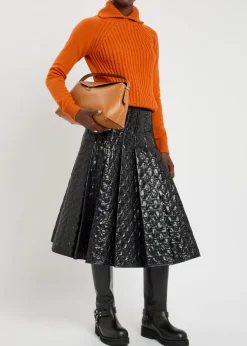 Roll-neck wool and cashmere-blend jumper