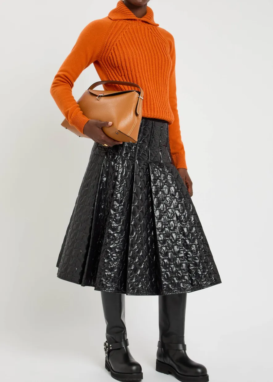Roll-neck wool and cashmere-blend jumper