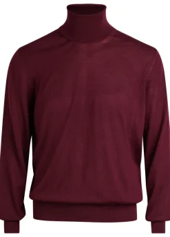 Roll-neck wool jumper