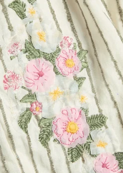 Rommy embroidered cotton-blend shorts
