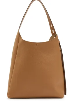 Romy grained leather hobo bag