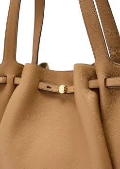 Romy grained leather tote bag