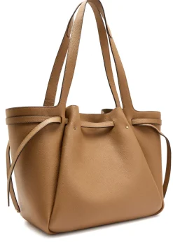 Romy grained leather tote bag