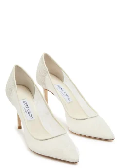 Romy 85 lace pumps