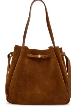 Romy large suede bucket bag