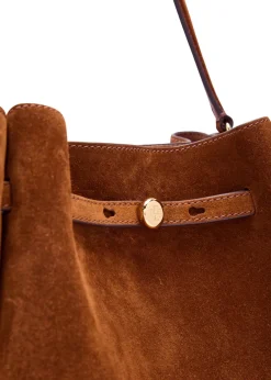 Romy large suede bucket bag