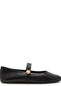 Romy leather Mary Jane flats
