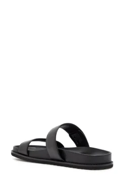 Romy sport leather sliders