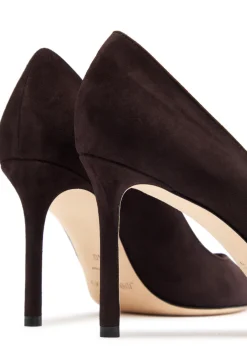 Romy 85 suede pumps