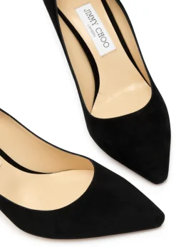 Romy 85 suede pumps