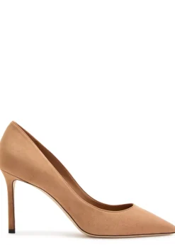 Romy 85 suede pumps