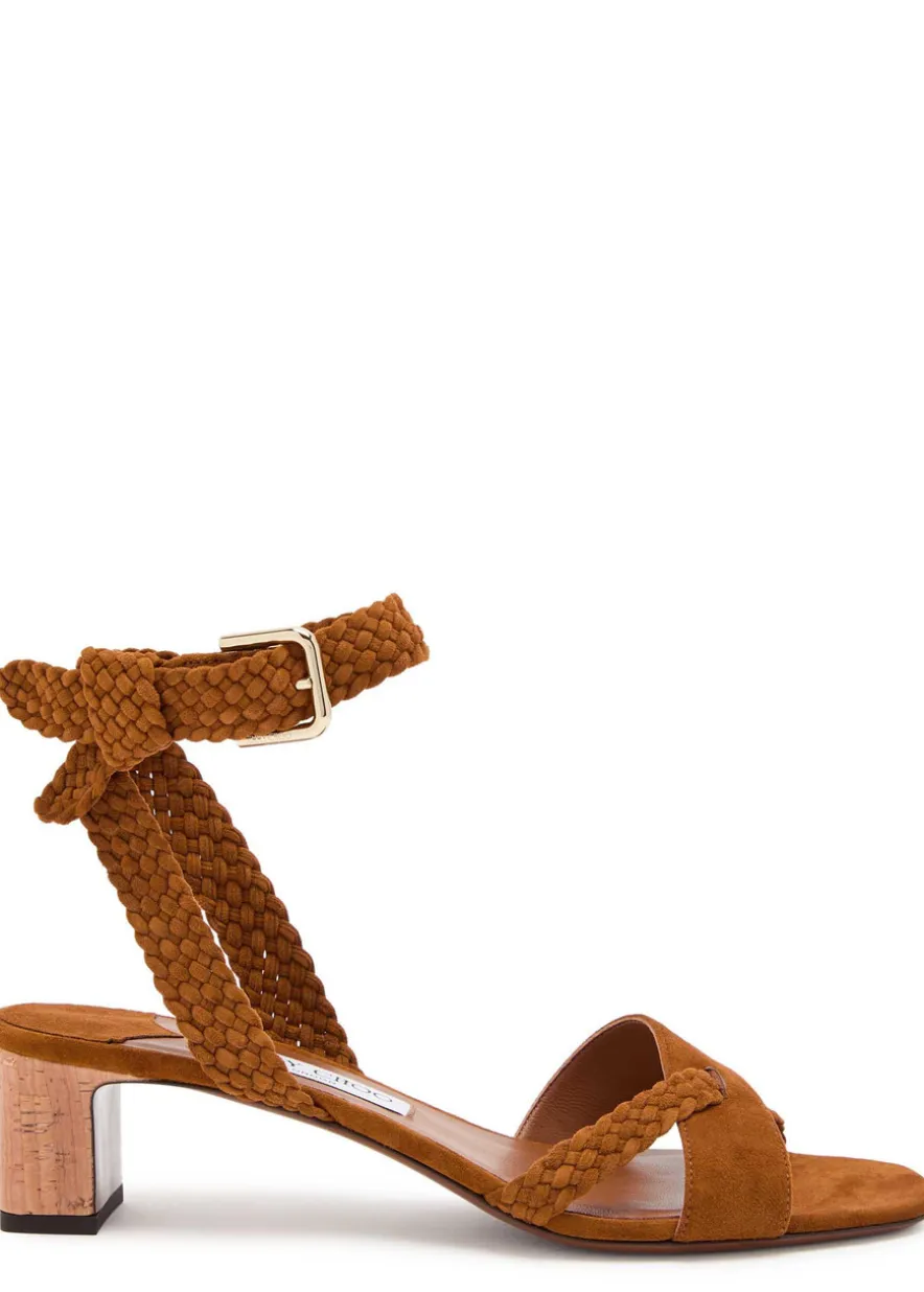 Rori 45 braided suede sandals