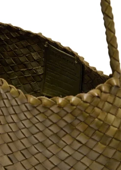 Rosanna woven leather shoulder bag