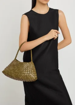 Rosanna woven leather shoulder bag
