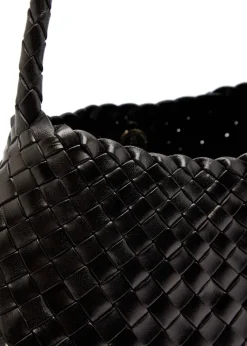 Rosanna woven leather shoulder bag