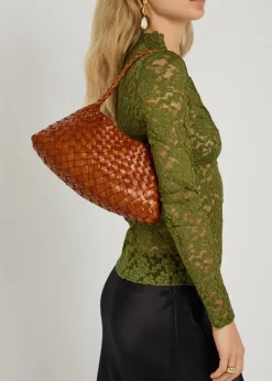 Rosanna woven leather shoulder bag