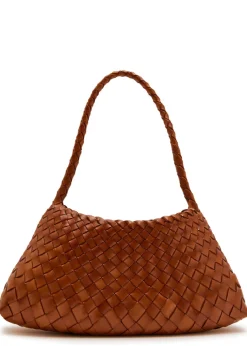 Rosanna woven leather shoulder bag