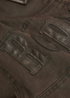 Roscoe logo-appliquéd cotton-twill bomber jacket