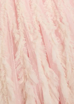 Rosella ruffled tulle gown