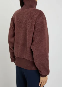 Roselle half-zip fleece sweatshirts