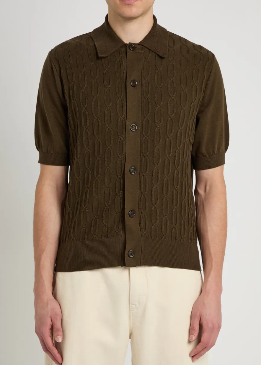 Rossell cotton-knit cardigan