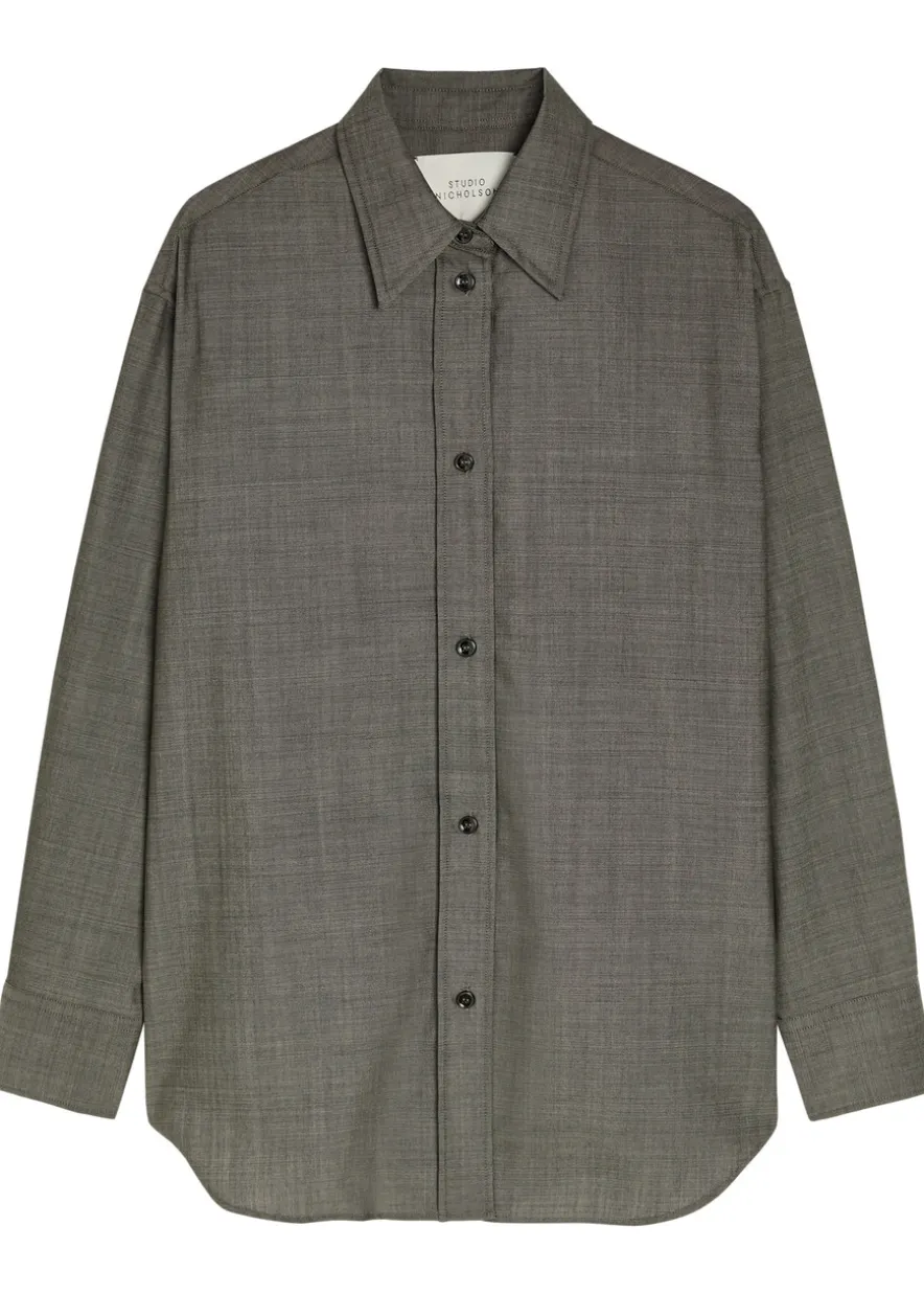 Rouen wool shirt