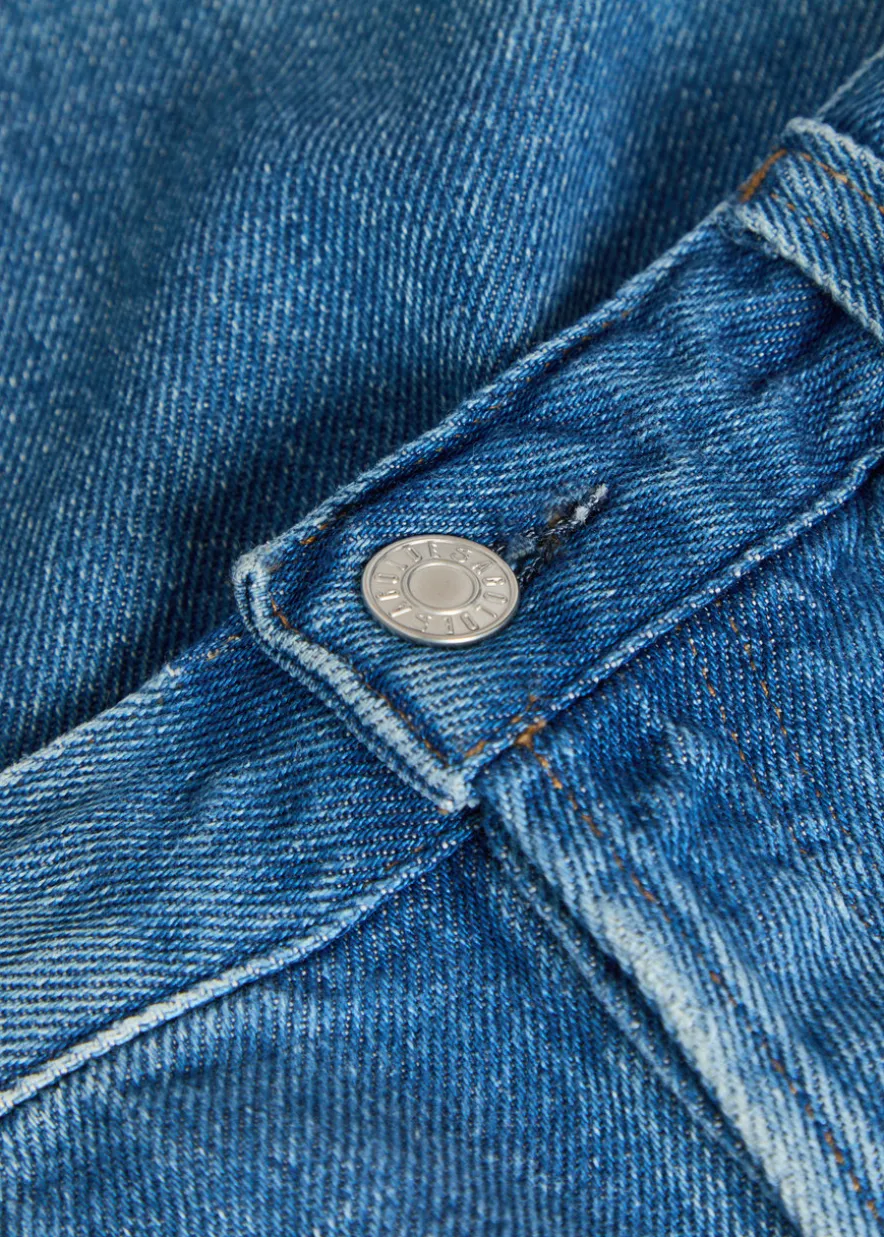 Rounded Baggy wide-leg jeans