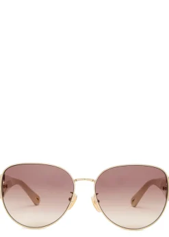 Round-frame sunglasses