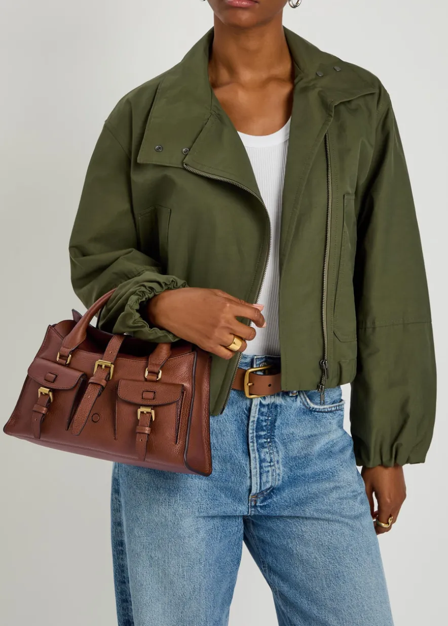 Roxanne small heritage leather cross-body bag