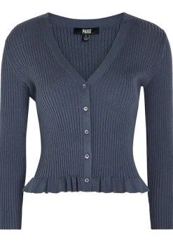 Royce frill cotton-blend cardigan