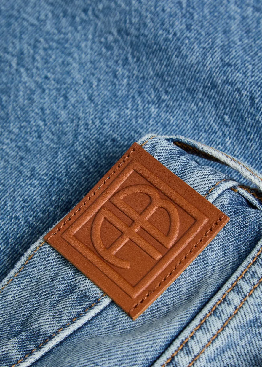 Roy distressed straight-leg jeans