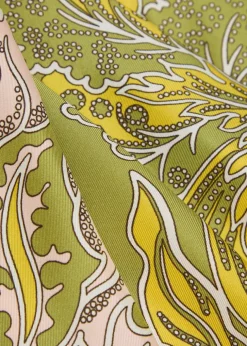 Roy printed belted silk maxi dress