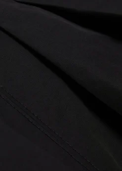 Rozen pleated cotton-blend top