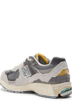 2002R panelled brushed suede and mesh-knit sneakers