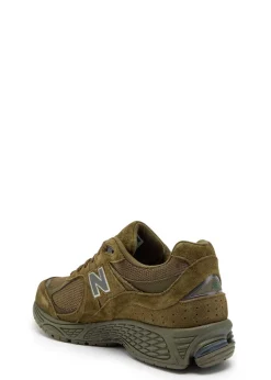 2002R panelled suede and mesh-knit sneakers