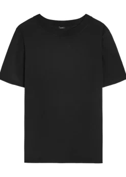 Rubin silk-crepe T-shirt