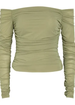 Ruby ruched tissue jersey top